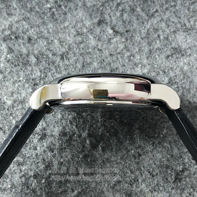 阿瑪尼手錶 AR1981 阿瑪尼自動機械男表 小牛皮錶帶男士腕表  hds1864
